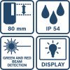 Bosch Laserový prijímač LR 3-2 Professional  + DARČEK Delta Plus Zátky do uší 1 pár CONIC001