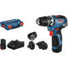 06019H3000 Bosch Akumulátorový vŕtací skrutkovač GSR 12V-35 FC Full Set, L-Boxx, 2x aku 3165140936910 - 