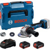 Bosch Akumulátorová uhlová brúska GWS 18V-11 S, 125 mm, L-Boxx, 2x aku 5 Ah