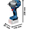 Bosch Akumulátorový rázový utahovák GDS 18V-780 Professional, karton, solo