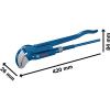 Bosch Trubkové kleště typu S 45°, 420 mm Professional
