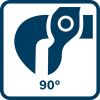 Bosch Pravé trubkové kleště 90°, 420 mm Professional
