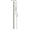 Bosch Špirálový vrták PRO Metal HSS-G štandardnej dĺžky, 2,2 × 27 × 53 mm, 10 ks  + DARČEK Delta Plus Zátky do uší 1 pár CONIC001
