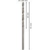 Bosch Špirálový vrták PRO Metal HSS-G štandardnej dĺžky, 2,9 × 33 × 61 mm, 10 ks  + DARČEK Delta Plus Zátky do uší 1 pár CONIC001