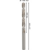 Bosch Špirálový vrták PRO Metal HSS-G štandardnej dĺžky, 7,8 × 75 × 117 mm, 10 ks  + DARČEK Delta Plus Zátky do uší 1 pár CONIC001