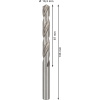 Bosch Špirálový vrták PRO Metal HSS-G štandardnej dĺžky, 10,3 × 87 × 133 mm, 5 ks  + DARČEK Delta Plus Zátky do uší 1 pár CONIC001