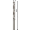 Bosch Špirálový vrták PRO Metal HSS-G štandardnej dĺžky, 10,7 × 94 × 142 mm, 5 ks  + DARČEK Delta Plus Zátky do uší 1 pár CONIC001