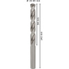 Bosch Špirálový vrták PRO Metal HSS-G štandardnej dĺžky, 10,9 × 94 × 142 mm, 5 ks  + DARČEK Delta Plus Zátky do uší 1 pár CONIC001