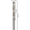 Bosch Špirálový vrták PRO Metal HSS-G štandardnej dĺžky, 11 × 94 × 142 mm, 5 ks  + DARČEK Delta Plus Zátky do uší 1 pár CONIC001