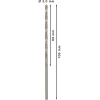 Bosch Špirálový vrták PRO Metal HSS-G dlhý, 3,2 × 69 × 106 mm, 5 ks  + DARČEK Delta Plus Zátky do uší 1 pár CONIC001