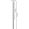 Bosch Špirálový vrták PRO Metal HSS-G dlhý, 4,2 × 78 × 119 mm, 5 ks  + DARČEK Delta Plus Zátky do uší 1 pár CONIC001