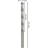 Bosch Špirálový vrták PRO Metal HSS-G dlhý, 11 × 128 × 195 mm, 5 ks  + DARČEK Delta Plus Zátky do uší 1 pár CONIC001