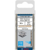 Bosch Špirálový vrták do kovu PRO Stainless Steel HSS-Co, 4,1 × 43 × 75 mm, 10 ks  + DARČEK Delta Plus Zátky do uší 1 pár CONIC001