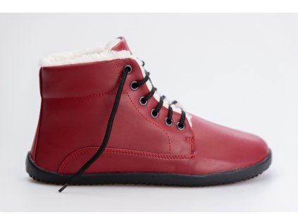 ahinsa winter ankle burgundy