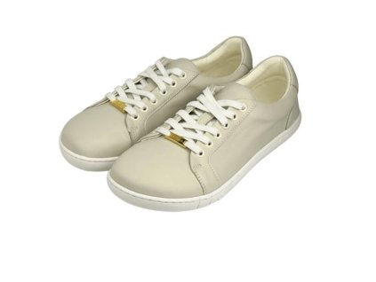 antal barefoot kozene tenisky amada antique white kremova
