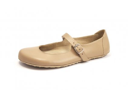 jenon leather barefoot baleriny villet Beige bezove 1