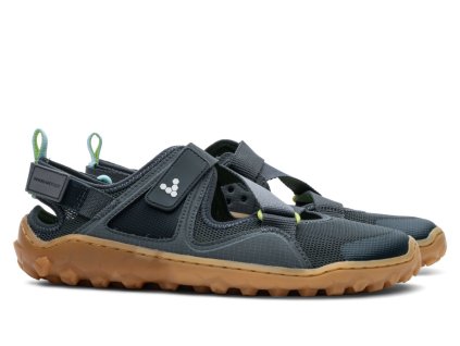 Vivobarefoot sandaly TRACKER charcoalgum 4