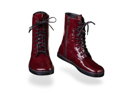 peerko barefoot zimni kotnikove boty pulse ruby 3