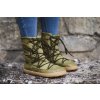 zimni barefoot be lenka snowfox army green 10