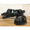 jenon leather barefoot sandaly gladiator cerna 4