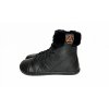Antal Barefoot kožené zimní boty Calida Black