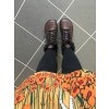 Antal Barefoot kožené zimní boty Calida Brown