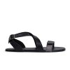 ahinsa barefoot damske sandaly hava 2 0 sparkle black cerne 1