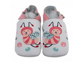 Chaussons cuir Abeille Front