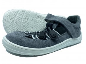 Baby Bare Shoes Summer Grey letní sandále