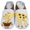 Chaussons cuir Girafe Front