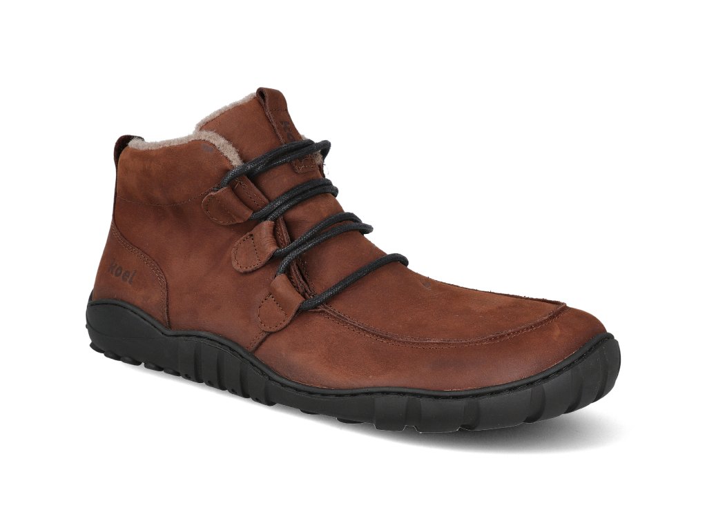05X028.233 510 barefoot panske kotnikove boty koel peter hidro chocolate hneda 1
