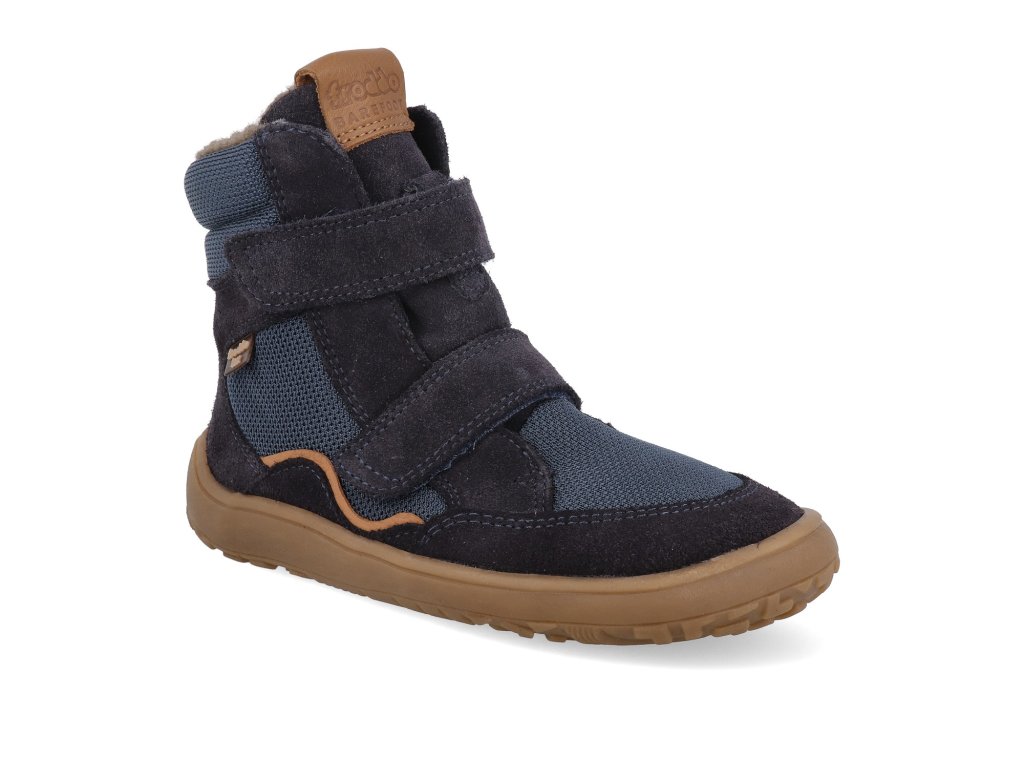 G3160247 barefoot zimni boty froddo winter tex blue 1