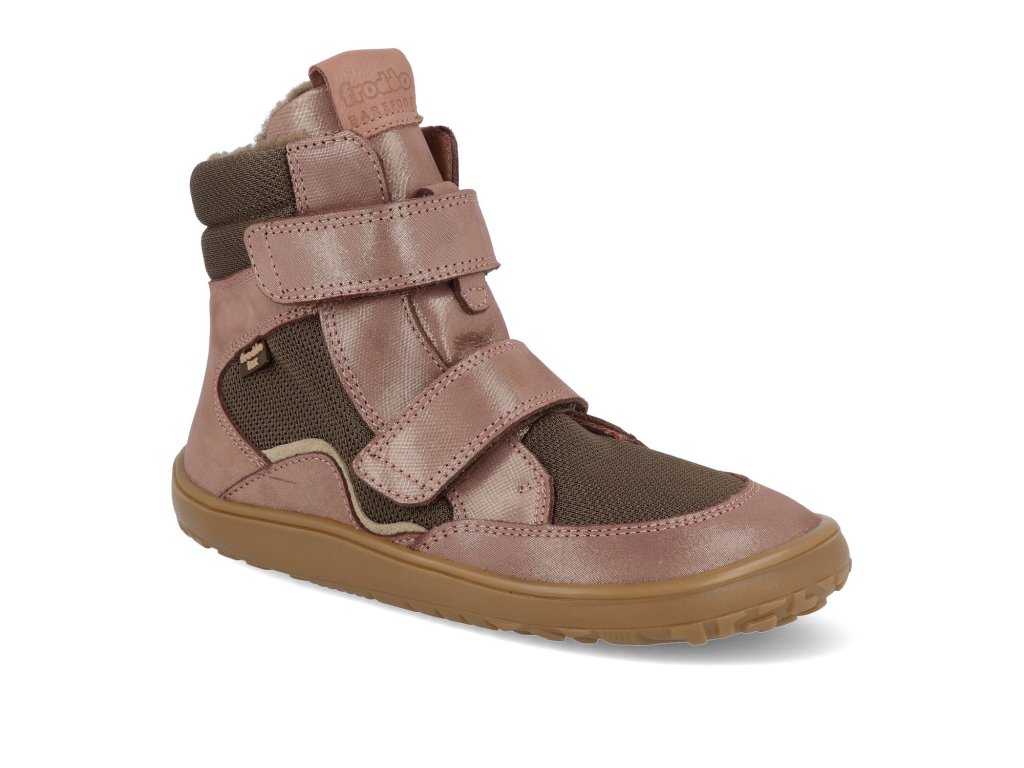 G3160247 8 barefoot zimni boty froddo winter tex pink gold 2 1