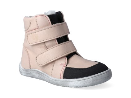 barefoot zimni obuv s membranou baby bare febo winter nude asfaltico 3