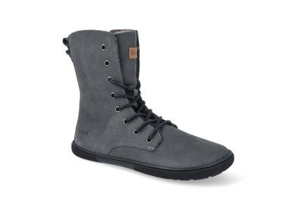 barefoot zimni obuv koel4kids faro adult dark grey 08L008.237 400 2