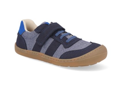 07M027.50D 110 barefoot tenisky koel4kids dylan textiel blue 2024 1