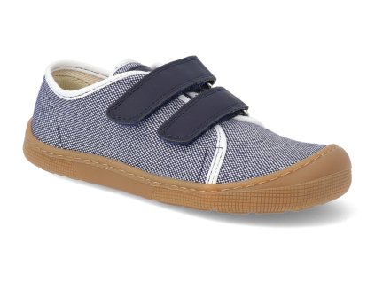 07M035.50B 110 barefoot platenky koel4kids dud textile blue modre 1
