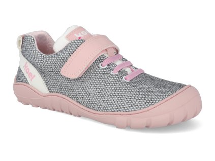 04M003.50E 610 barefoot tenisky koel4kids maxim mesh pink sede 1