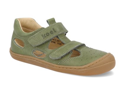 06M015.101 360 barefoot sandalky koel bep napa velcro olive zelene 1