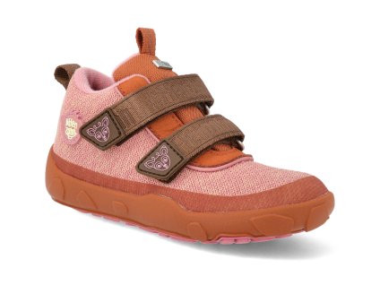 00844 40141 barefoot obuv s membranou affenzahn minimal lowboot knit happy deer hneda 1