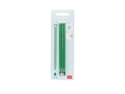set nahradnich naplni do gumovatelnych per legami refill erasable pen zelena pack 3 pcs 1