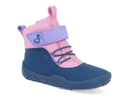 01083 40131 barefoot zimni obuv affenzahn prewalker vegan warmy unicorn ruzova 1
