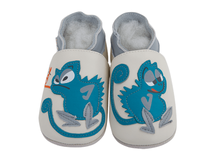 Chaussons cuir Cameleon Front