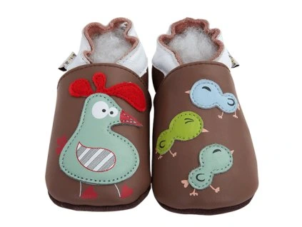 Chaussons cuir Poulailler Front