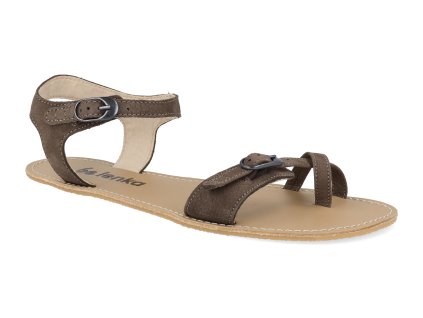 CLAIRE CHOCO barefoot sandaly be lenka claire chacolate hnede 1