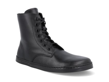 2.110 barefoot zimni obuv peerko go vegan black cerna 1