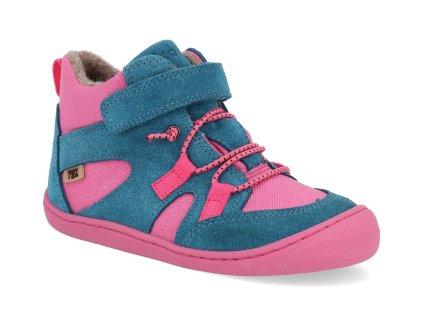 06T005.333 650 barefoot zimni detske kotnikove boty koel beau wool fuchsia ruzova 2024 1