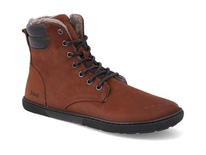 08L016.237 510 barefoot kotnikova obuv koel florence lambswool chocolate hneda 1