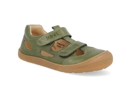 07M033.101 360 barefoot detske sandaly koel deen napa olive 2025 1