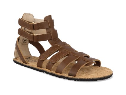 24L011.101 550 barefoot damske sandaly koel aurelia napa cognac 2025 1